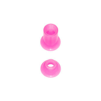 4 Gauge Pink 2-in1 Acrylic Screw Fit Interchangeable Plug Tunnel