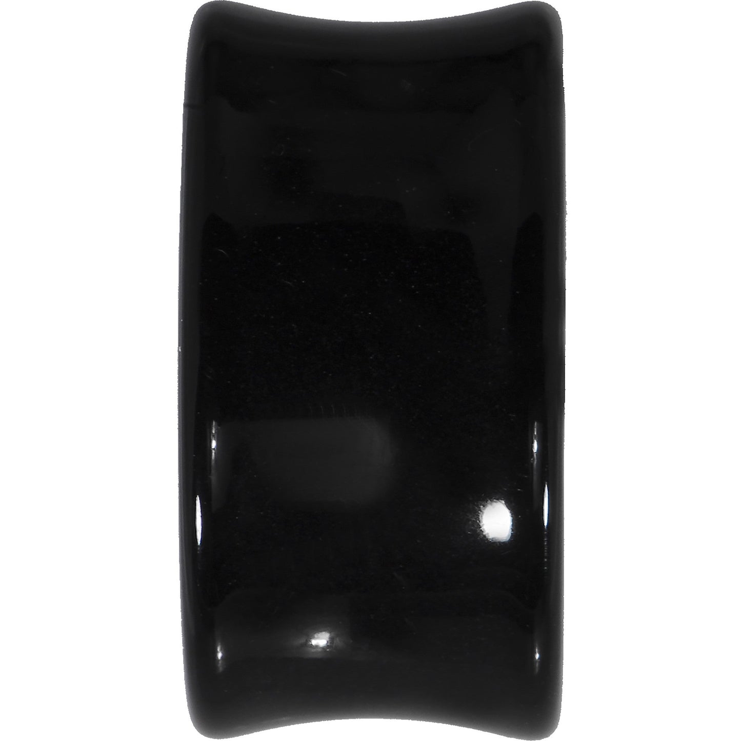 18mm Black Acrylic Hollow Butterfly Saddle Plug