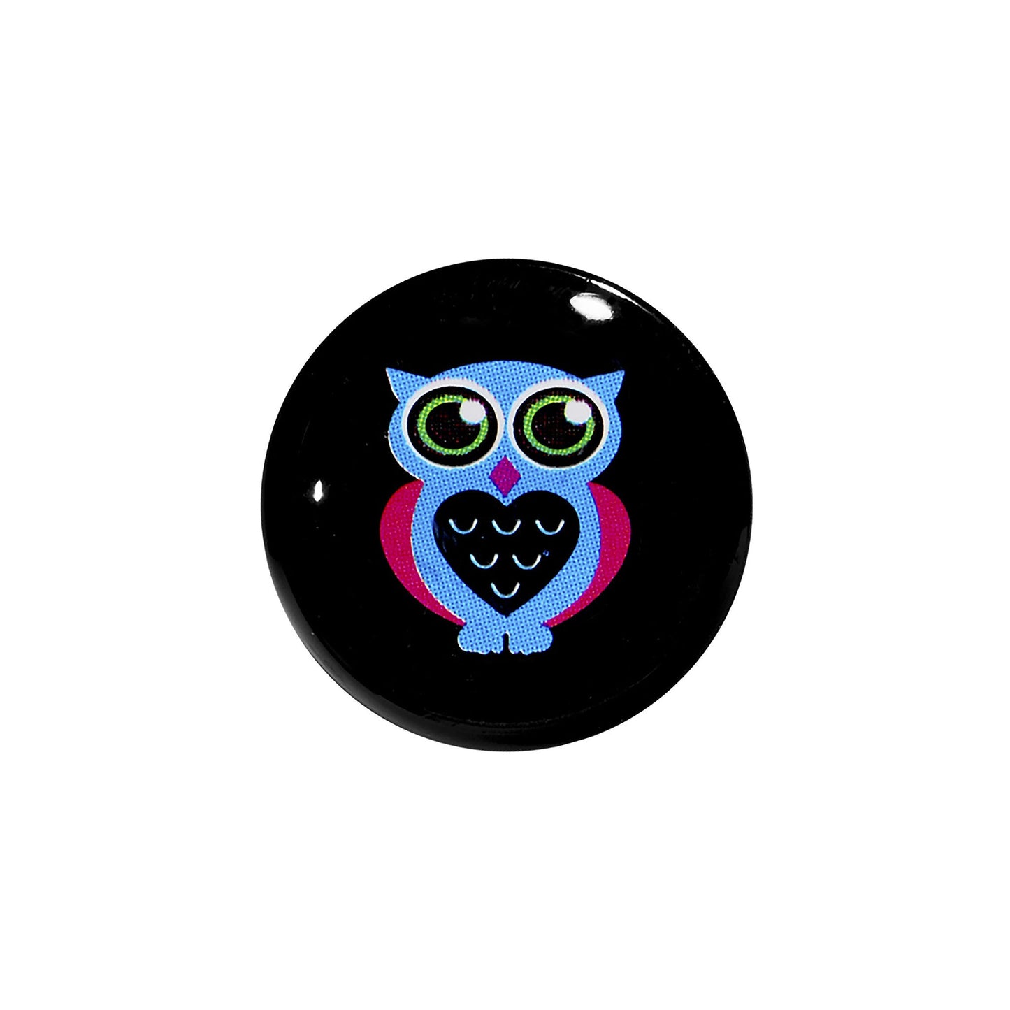 9/16 Acrylic Heart Owl Saddle Plug