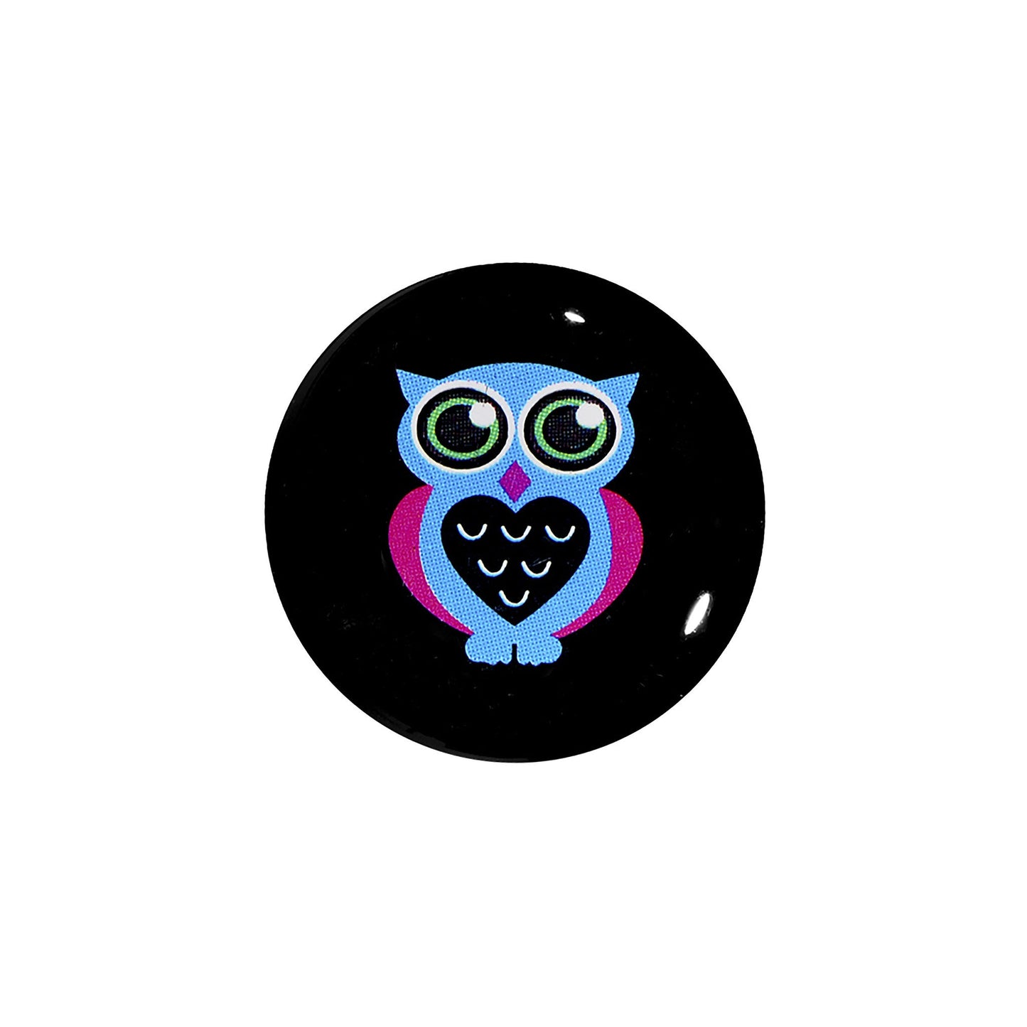 5/8 Acrylic Heart Owl Saddle Plug