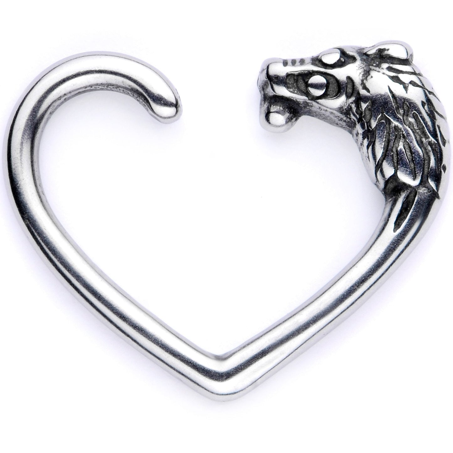 16 Gauge 3/8 Lion Tamer Left Heart Closure Ring
