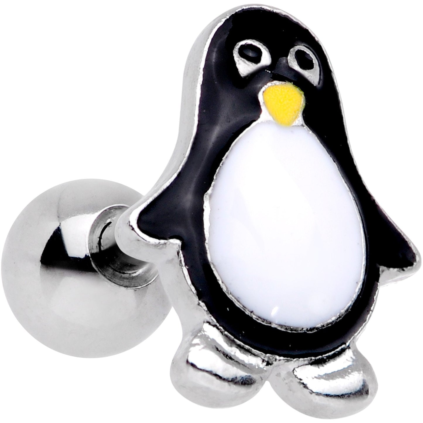 16 Gauge 1/4 Pudgy Penguin Cartilage Tragus Earring