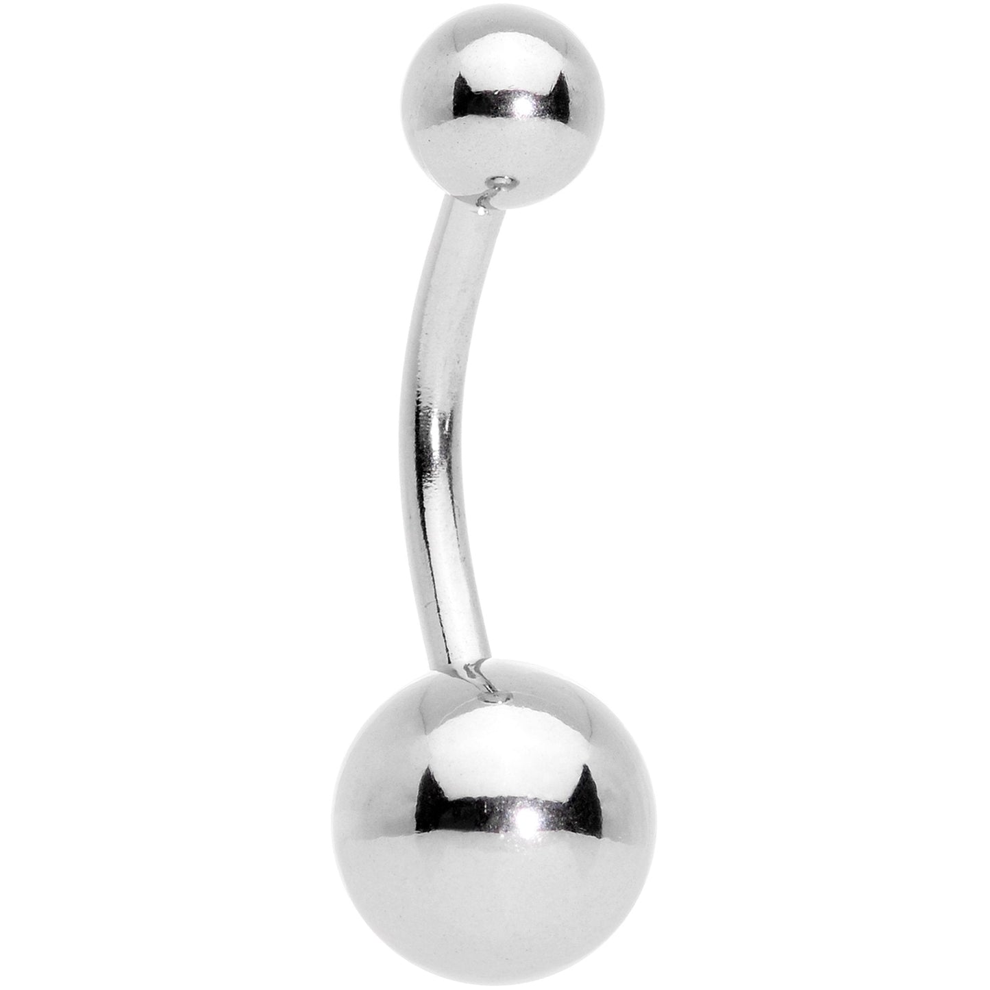 Clear Gem Snowflake Holiday Mix Belly Ring Set of 4