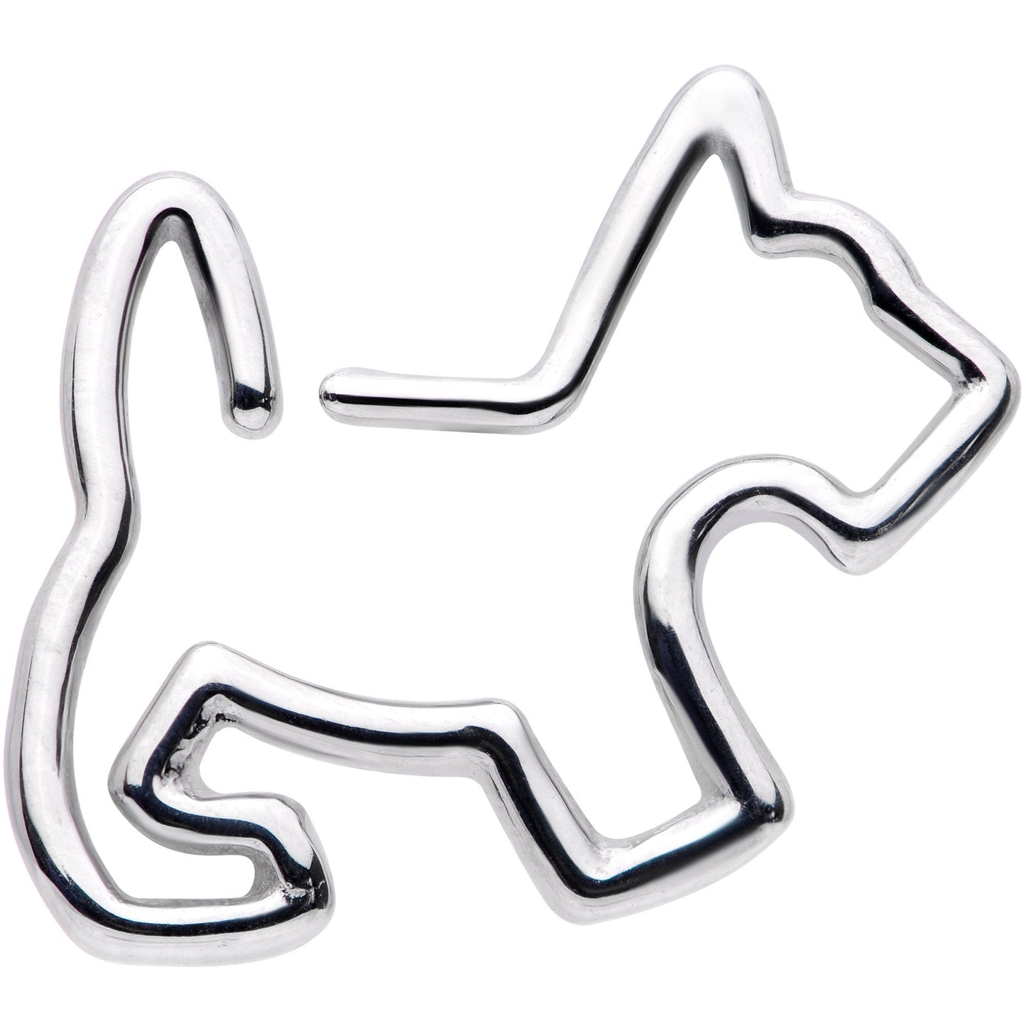 16 Gauge 5/16 Sweet Scotty Dog Closure Ring