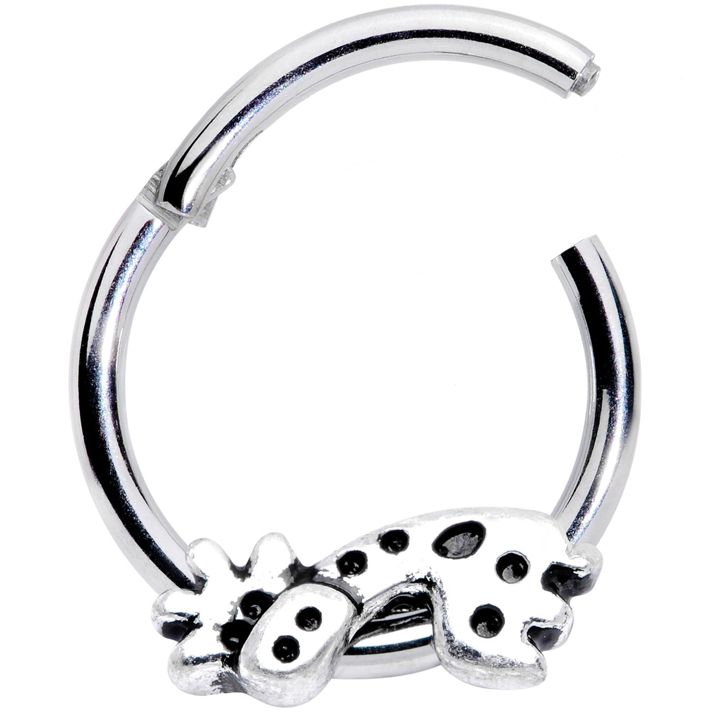 16 Gauge 3/8 Happy Giraffe Hinged Segment Ring
