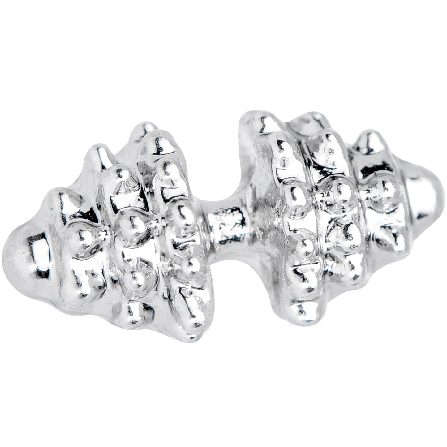 16 Gauge 1/4 Clear Gem Weightlifting Barbell Cartilage Tragus Earring