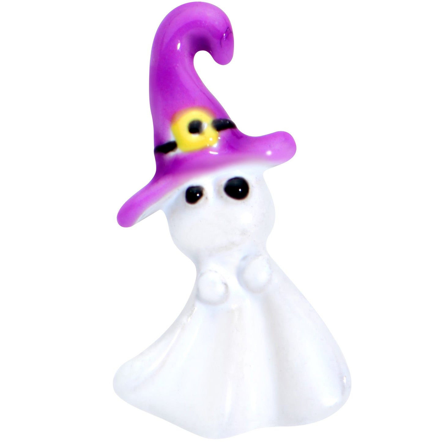 16 Gauge 1/4 Gold Tone Ghost Witch Halloween Cartilage Tragus Earring