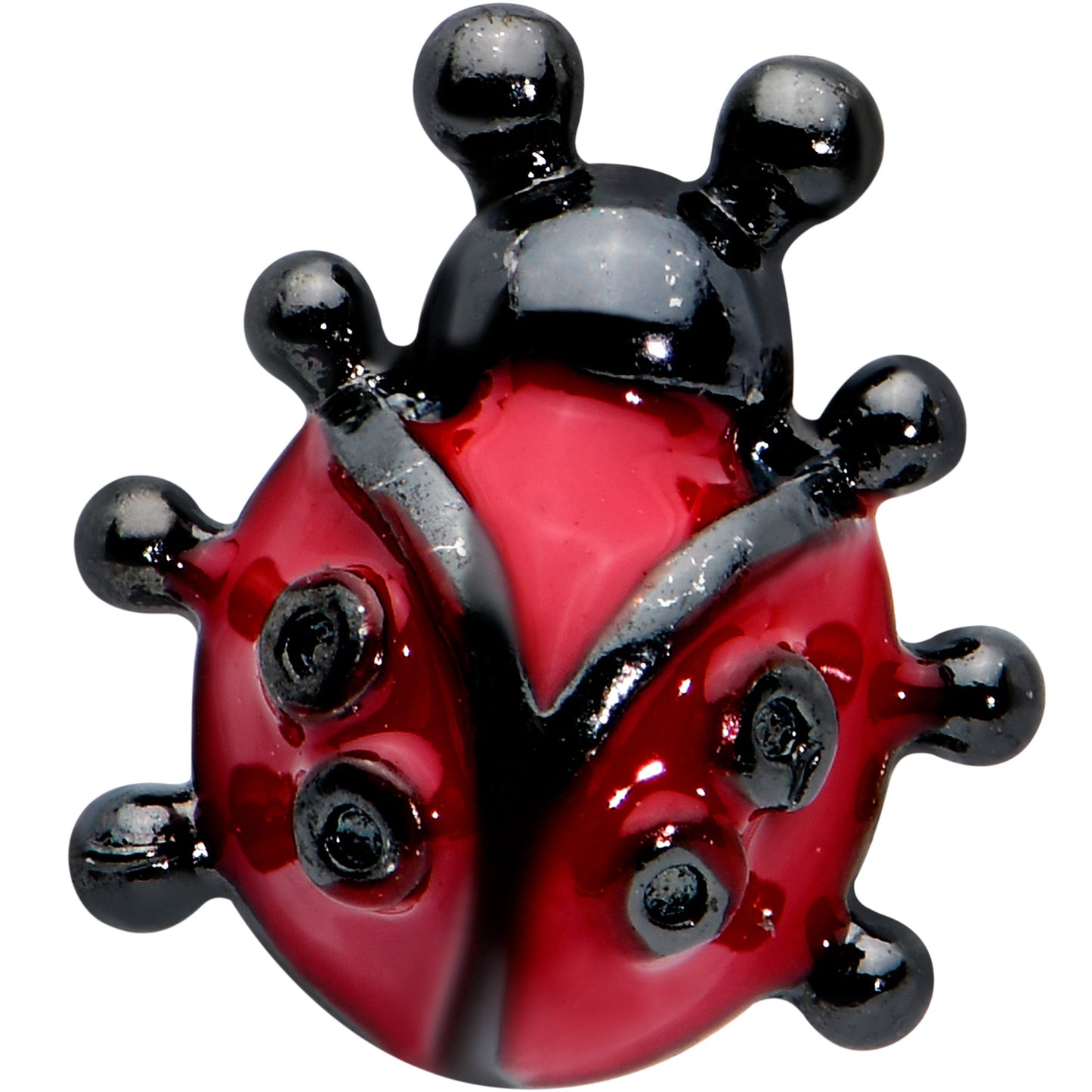 20 Gauge 1/4 Classic Ladybug Nose Bone