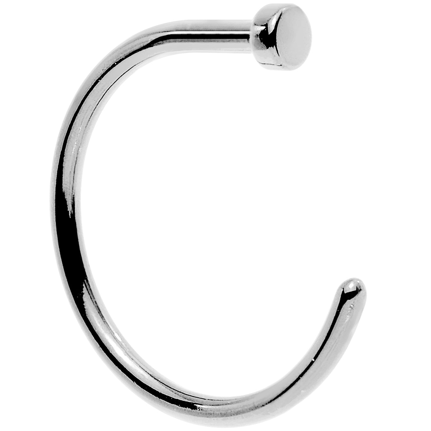 20 Gauge 3/8" Pack of 2 Stainless Steel Nose Hoop Rings