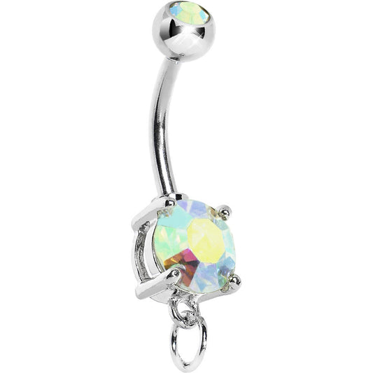 Aurora Cubic Zirconia Add On Charm Belly Ring