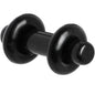 8 Gauge Black Acrylic Plug