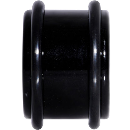 5/8 Black Acrylic Straight Plug Set