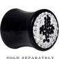 00 Gauge Crystal Black Club Saddle Plug