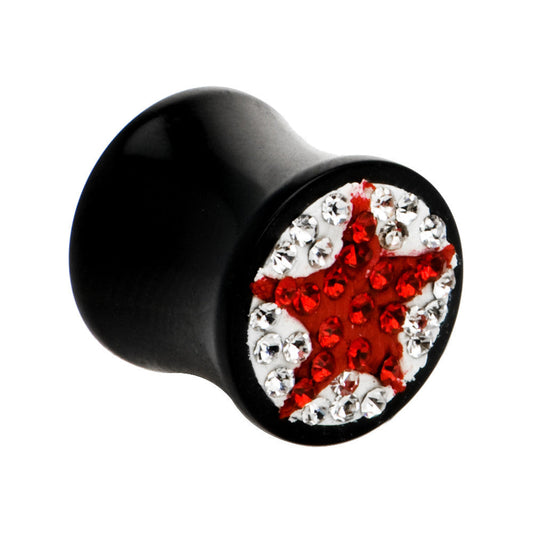 1/2 Crystal Red Star Saddle Plug