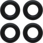 6 Gauge Black Rubber O-Ring 4-Pack