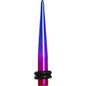 6 Gauge Blue Pink Fusion Acrylic Taper