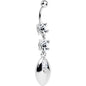 Clear Cubic Zirconia Impressions Belly Ring