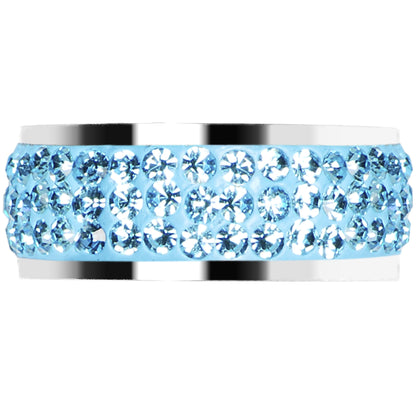 Size 6 - Aqua Crystal Ferido Ring