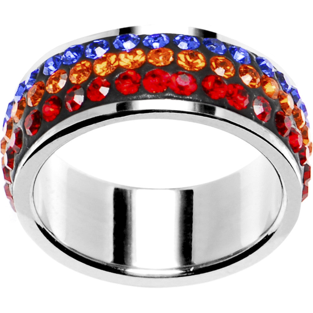 Size 6 - Rainbow Crystal Ferido Ring