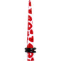 4 Gauge Lovely Red Heart Acrylic Ear Taper