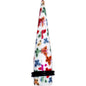 9/16 Multi Color Butterfly Acrylic Ear Taper