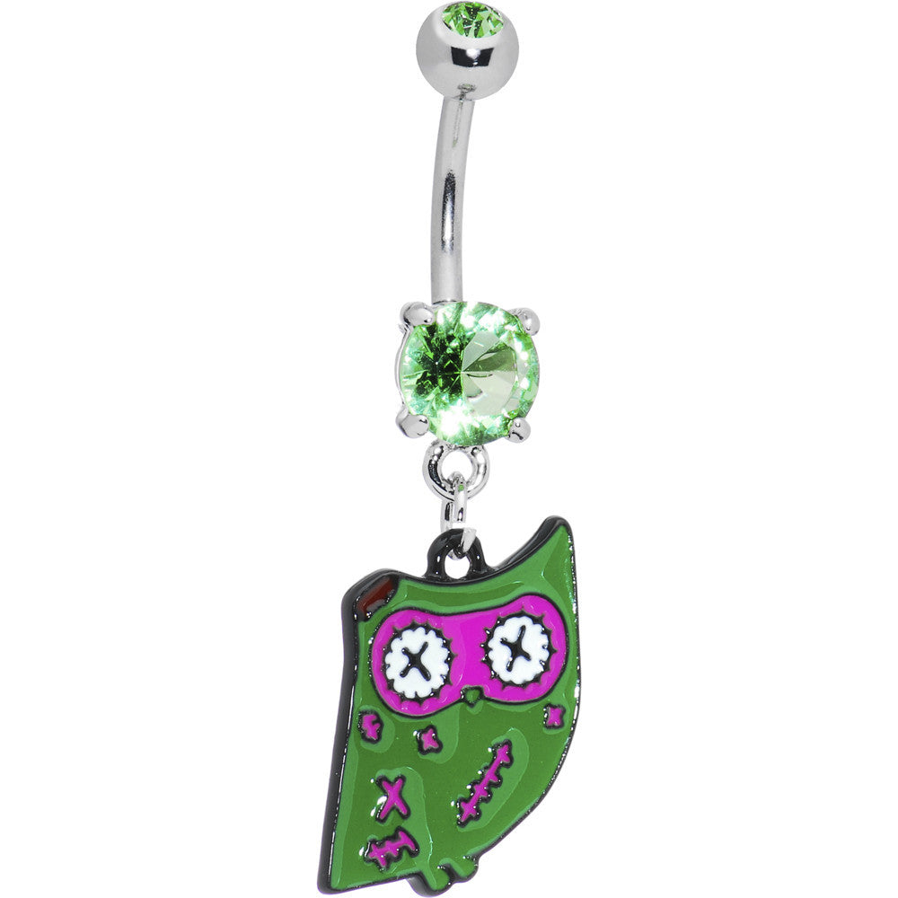 Zombie Owl Belly Ring