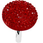 Red Sparkler Round Adjustable Ring