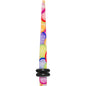 8 Gauge Groovy Retro Flower Acrylic Taper