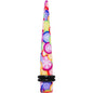 2 Gauge Groovy Retro Flower Acrylic Taper