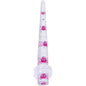 6 Gauge Clear Acrylic Glitter Purple Skull Confetti Taper