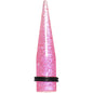 9/16 Pink Acrylic Silver Glitter Taper