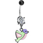 Pretty Pastel Song Bird Belly Ring