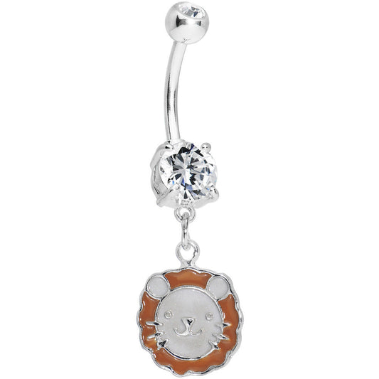 Crystalline Gem Lion Delight Belly Ring