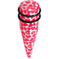 20mm Lovely Red Heart Acrylic Ear Taper