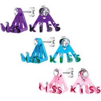 Seal it With a Kiss Stud Earring Set