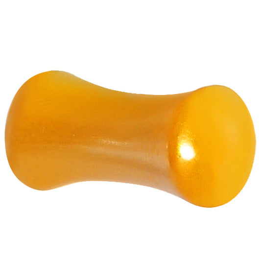 4 Gauge Honey Yellow Metallic Pearl Acrylic Saddle Plug