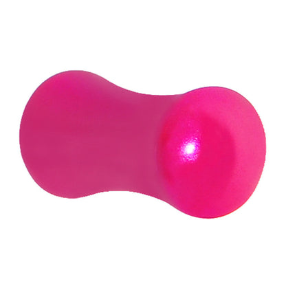 4 Gauge Hyacinth Pink Metallic Pearl Acrylic Saddle Plug