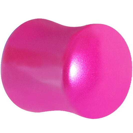 1/2 Hyacinth Pink Metallic Pearl Acrylic Saddle Plug