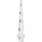 4 Gauge Clear Acrylic Glitter Cherry Confetti Taper