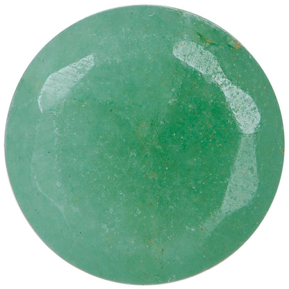 00 Gauge Green Aventurine Natural Stone Faceted Saddle Plug Set