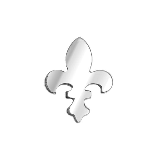 Grade 23 Titanium Fleur de Lis Dermal Top