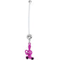 Pink Girl Lil Bunny Baby Pregnancy Belly Ring