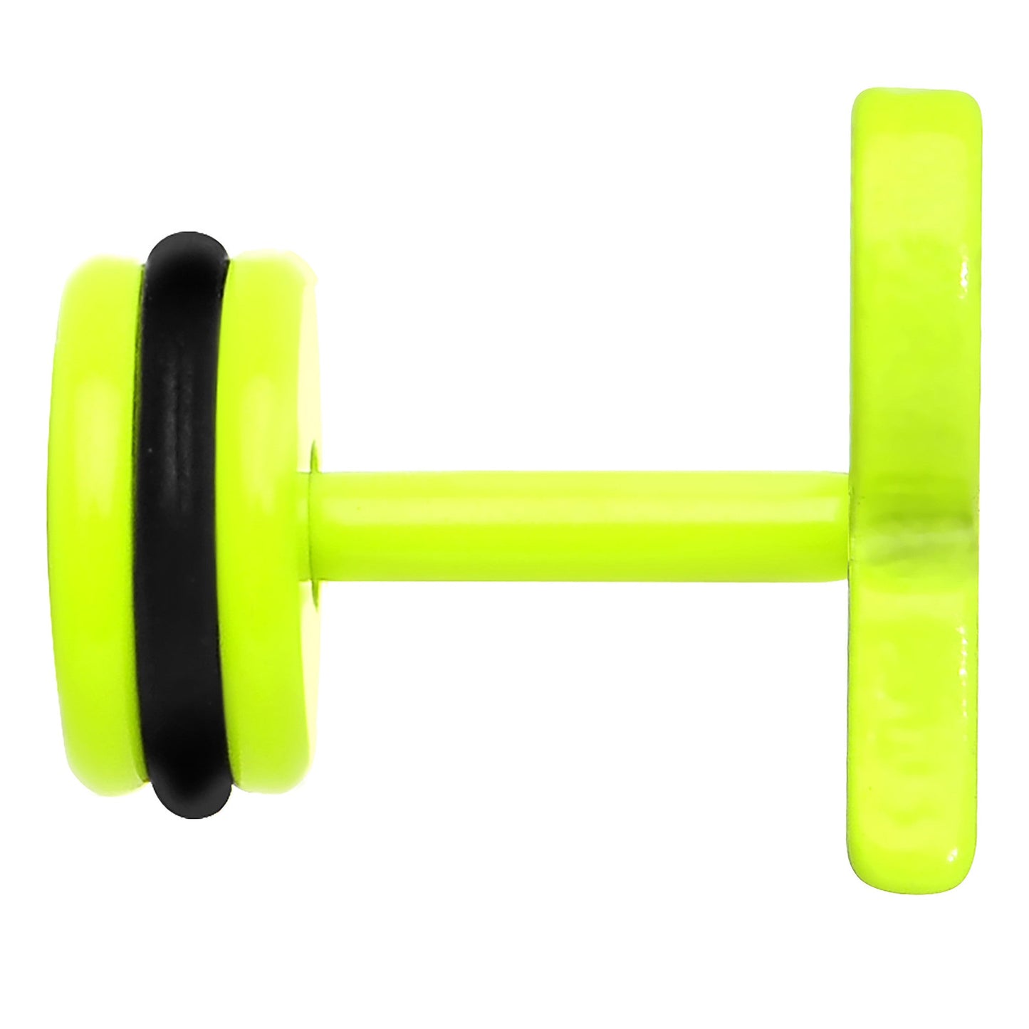 Light Green Neon Enamel Bow Cheater Plug