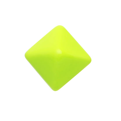 Light Green Neon Enamel Pyramid Cheater Plug