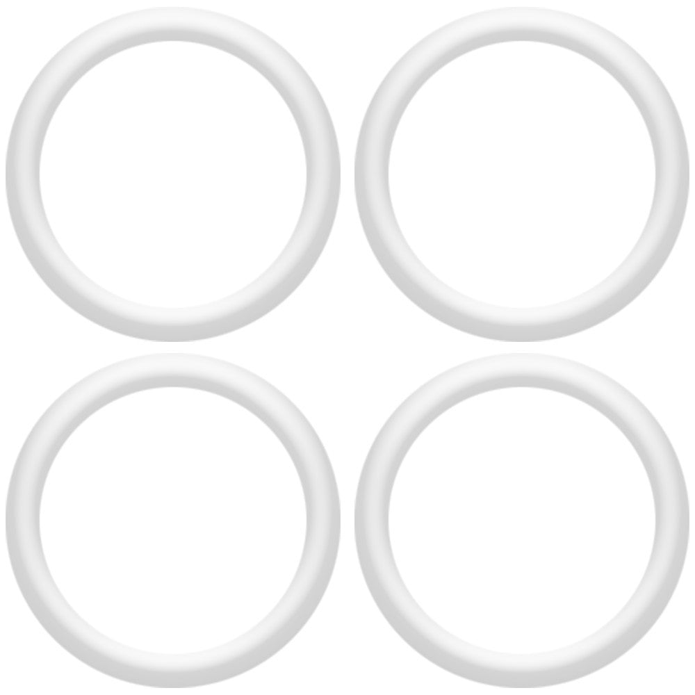 5/8 Clear Rubber O-Ring 4-Pack