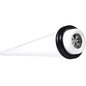 White Acrylic Grey Flashy Tire Rim Taper 2 Gauge to 20mm