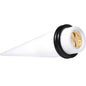 White Acrylic Gold Flashy Tire Rim Taper 2 Gauge to 20mm