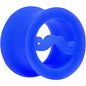 5/8 Blue Silicone Dapper Mustache Tunnel Plug