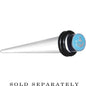 Clear Light Blue Acrylic Set Sail Nautical Anchor Taper 0 Gauge to 20mm