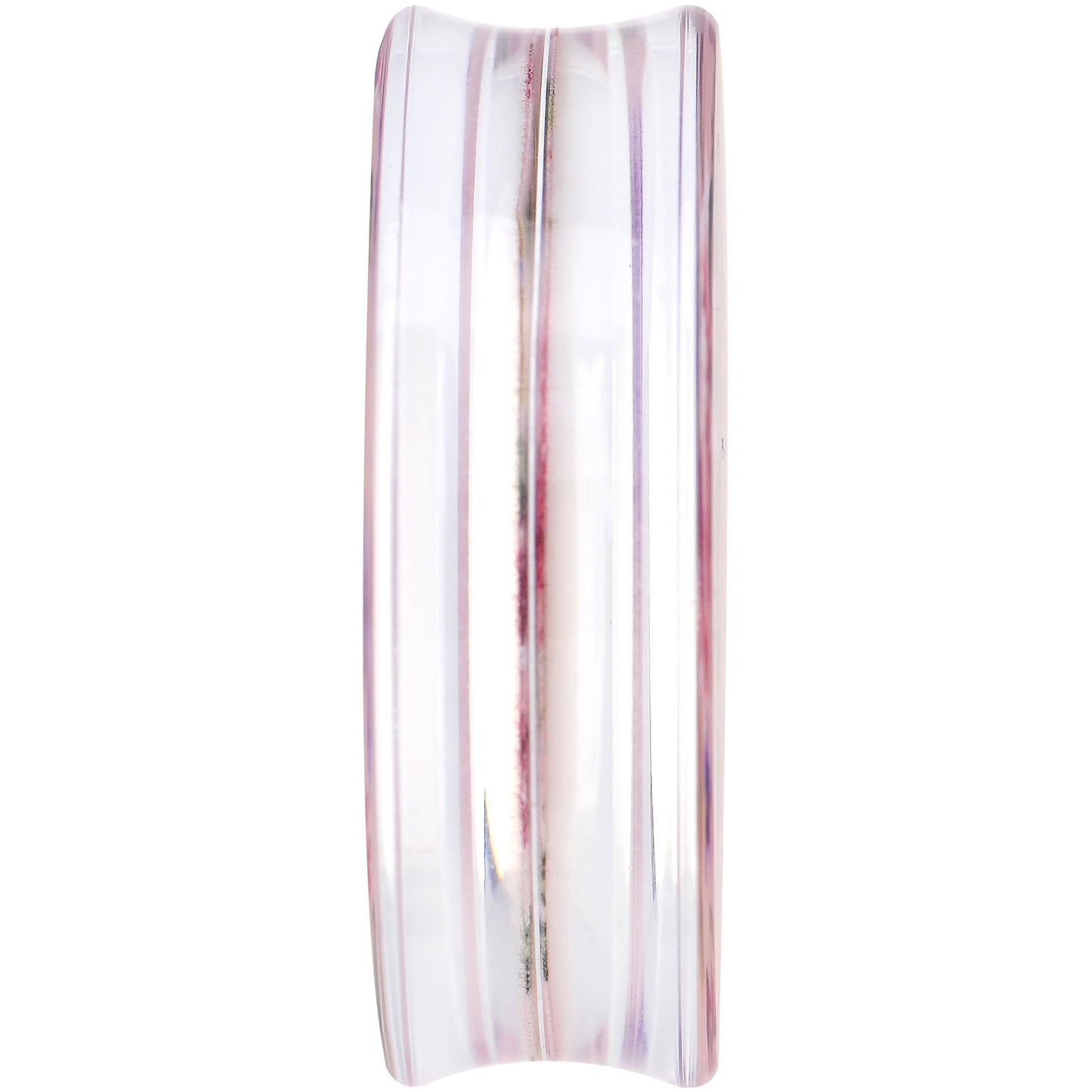 42mm Acrylic Pink Grandma's Wallpaper Flowered Saddle Plug